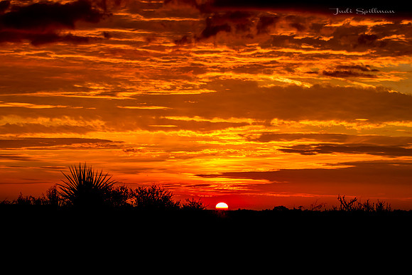 sunrise at Balmorhea, Texas