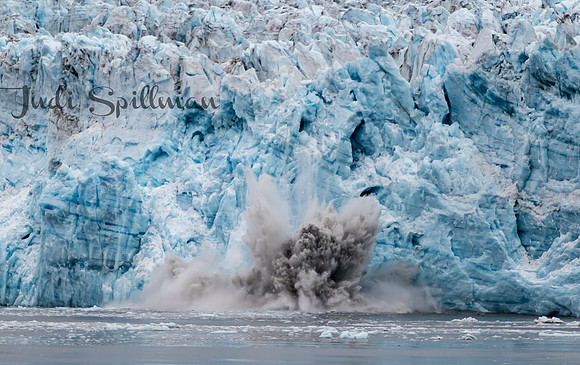Calving of Hubbard Glacier